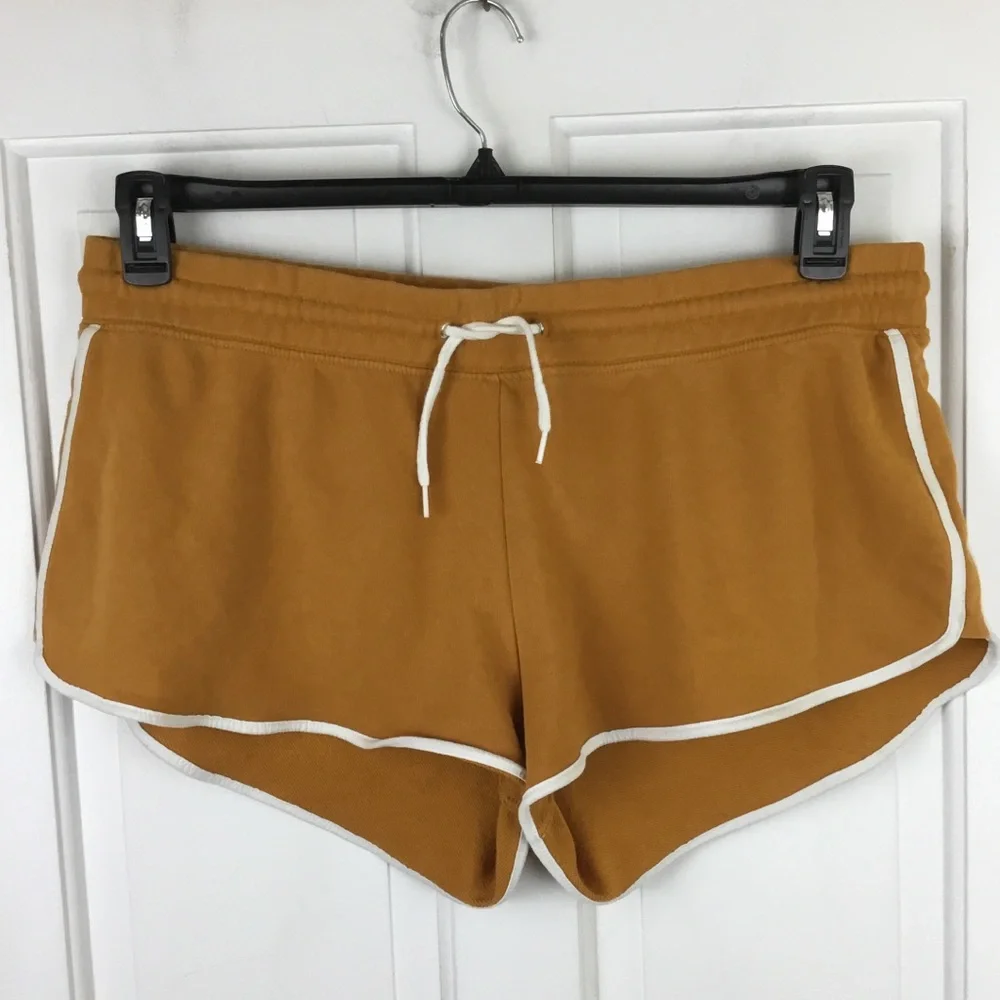 Vintage Terry Shorts Varsity Short Shorts Drawstring Y2K